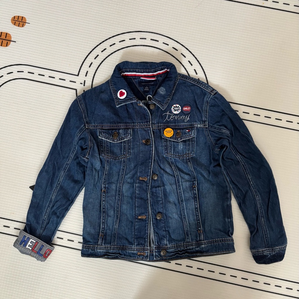 Tommy Hilfiger Blue Jean Jacket Classic Trucker Design